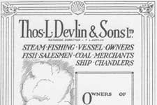 Advert for T L Devlin – 1955 – Click to enlarge