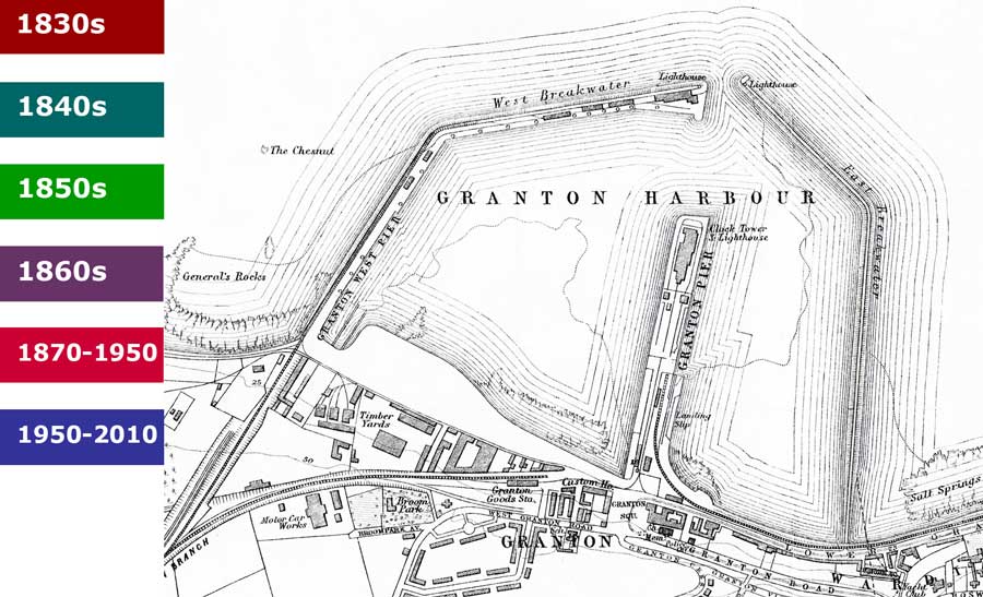Granton Harbour map