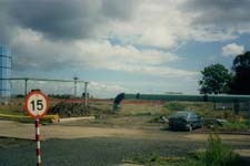 The gas works site being cleared – Click to enlarge