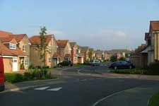 New houses on the site of Silverknowes Primary School: Click to enlarge