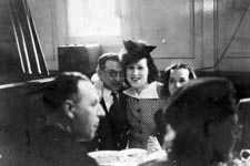 Cocktail party on HMS Queen of Thanet, Leith, June 1941
