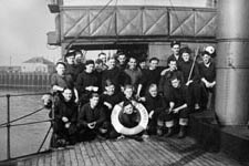 Some of the ship's company, HMS Queen of Thanet, April 1942