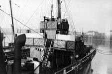 The bridge, HMS Queen of Thanet, April 1942