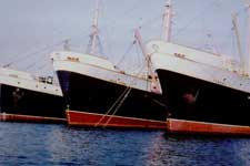 Hesperus (II), Pole star (III) and Fingal at Oban : click to enlarge